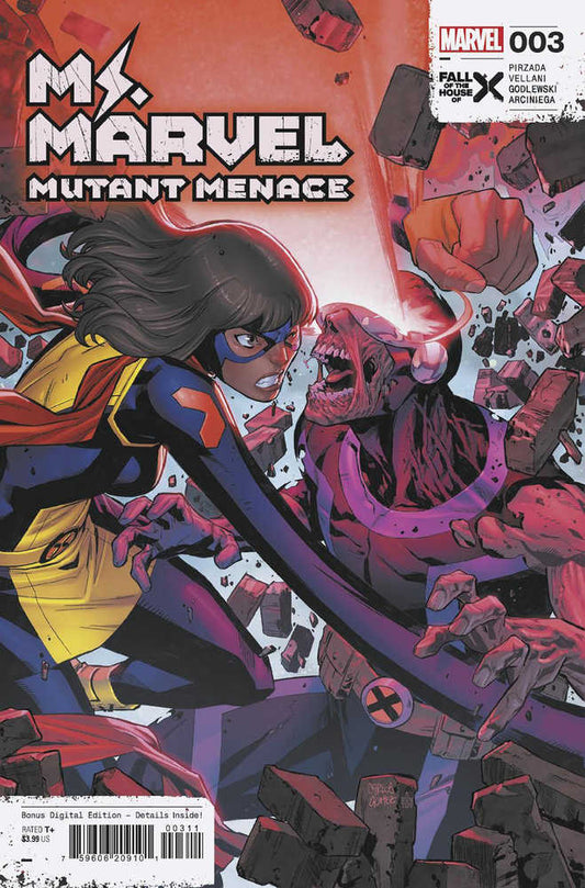 Ms. Marvel: Mutant Menace #3 Carlos Gómez Main Cover