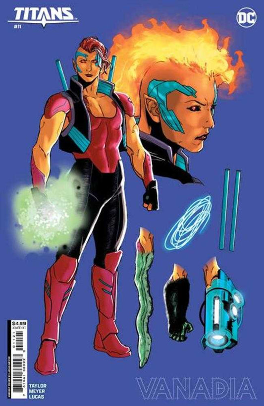 Titans #11 Cover C Lucas Meyer Design Card Stock Variant (2024)