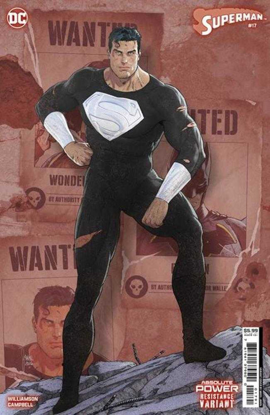 Superman #17 Cover G Mikel Janin Resistance (Absolute Power)