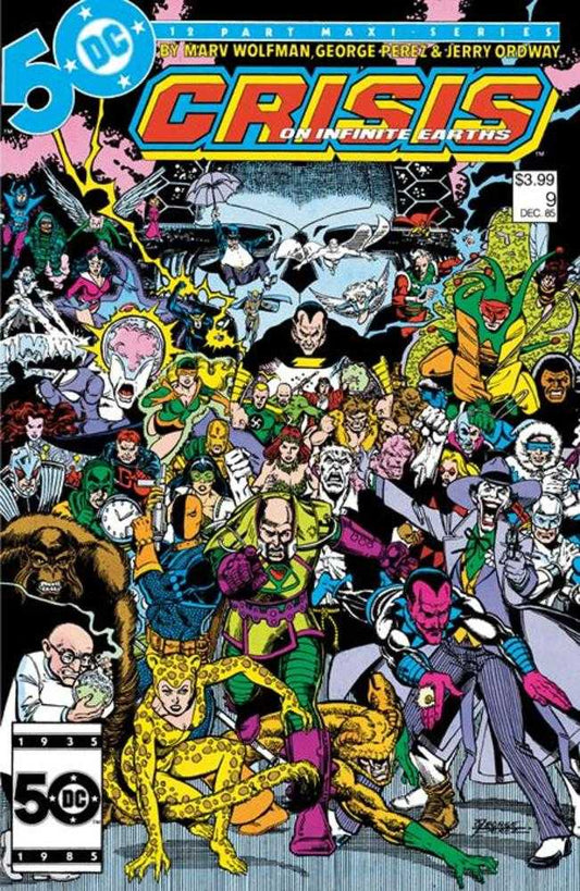 Crisis On Infinite Earths #9 Facsimile Edition Cover A George Perez DC Comics 2024