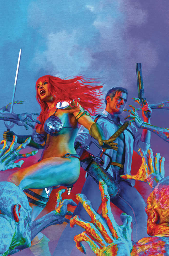 Red Sonja vs Aod (2025) #1 Cover F Mark Spears Foil Virgin