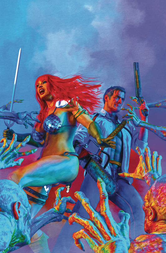 Red Sonja vs Aod (2025) #1 Cover F Mark Spears Foil Virgin