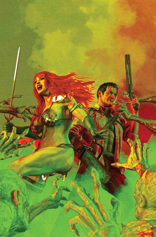 Red Sonja vs Aod (2025) #1 Cover W [1:15] Mark Spears Green Virgin
