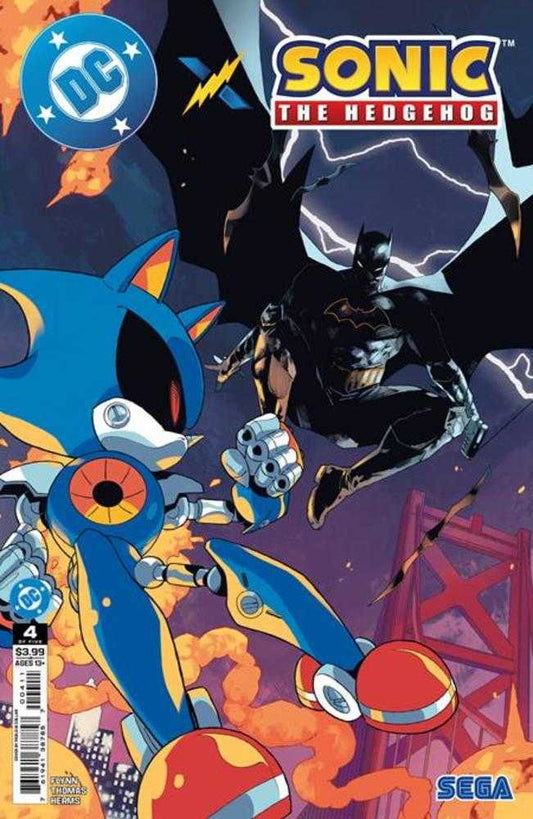 DC X Sonic The Hedgehog #4 (Of 5) Cover A Pablo M (06/25/25)