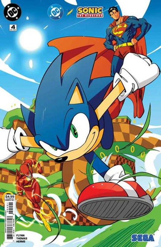 DC X Sonic The Hedgehog #4 (Of 5) Cover B Daniele Di Nicuolo (06/25/25)