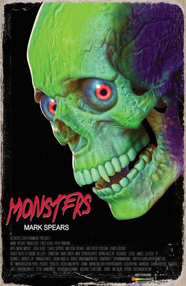 Mark Spears Monsters #1 5th Print Cover B [1:20] Evil Dead Homage Variant (05/21/2025)