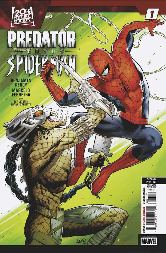 Predator vs. Spider-Man #1 Greg Land 2nd Print Variant (06/04/25)