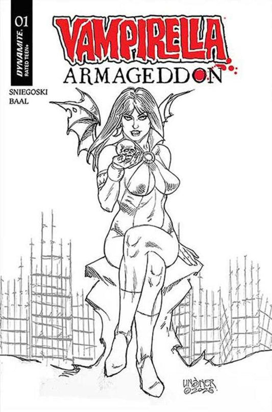 Vampirella Armageddon #1 Cover O [1:10] Linsner B&W (07/23/25)