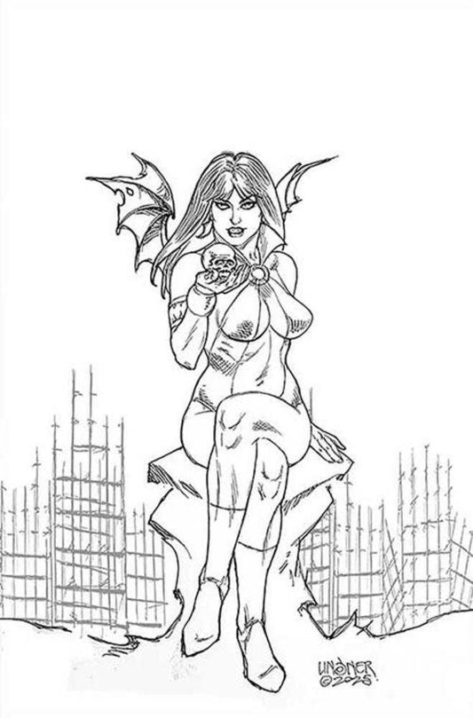 Vampirella Armageddon #1 Cover S [1:20] B&W Virgin (07/23/25)