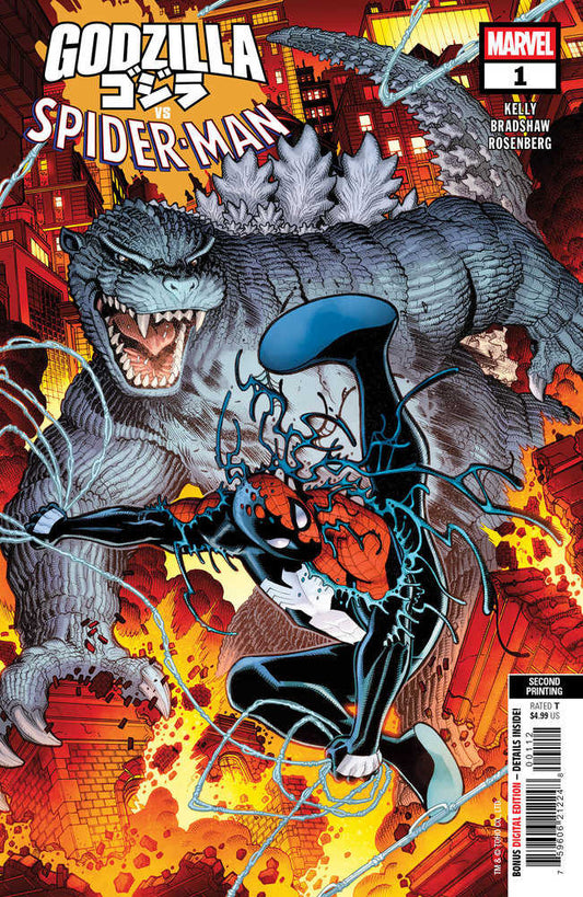 Godzilla vs. Spider-Man #1 Nick Bradshaw 2nd Print (06/11/25)