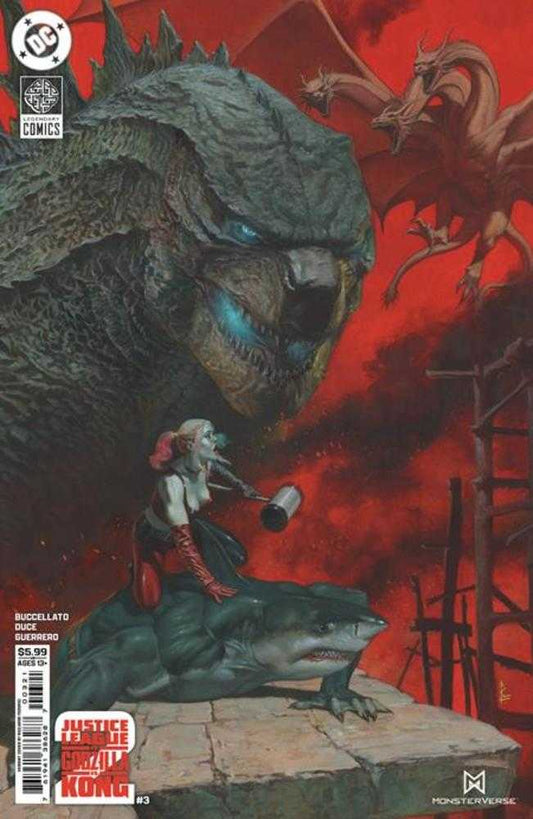 Justice League vs Godzilla vs Kong 2 #3 Cover B Riccardo (08/06/25)