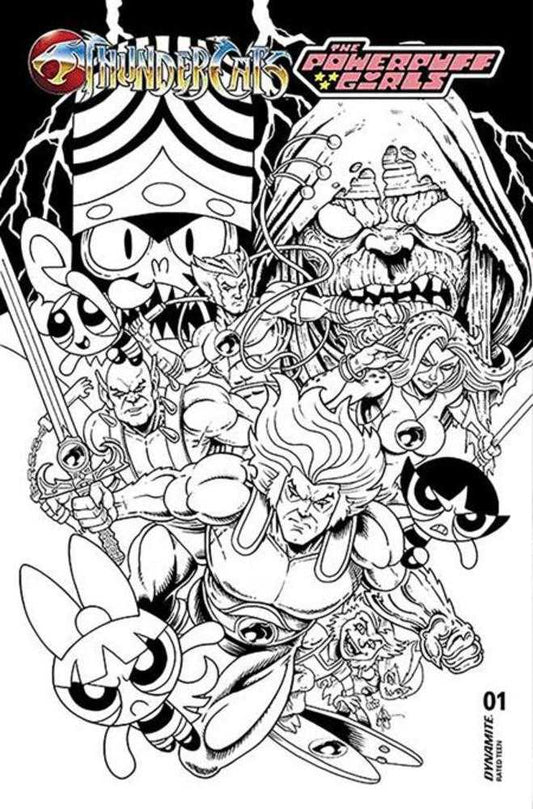 Thundercats Powerpuff Girls #1 Cvr O [1:5] Art Foc Bonus (07/23/25)