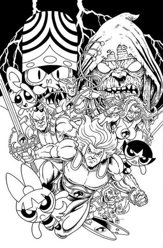 Thundercats Powerpuff Girls #1 Cvr Q [1:10] Virgin Foc Bonus (07/23/25)
