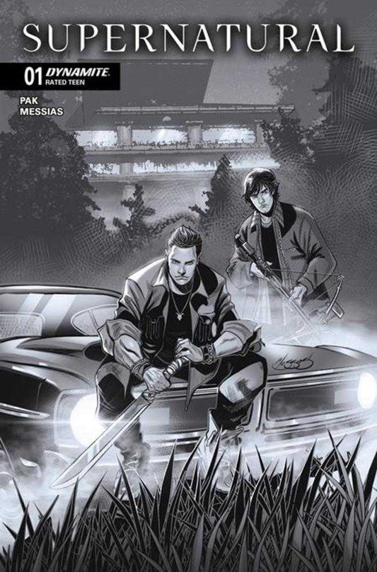 Supernatural #1 Cover J [1:10] Eder Messias B&W (PRESALE 10/29/25)