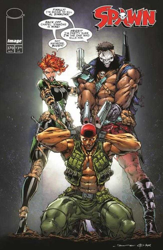 Spawn #370 Cover C Brett Booth Youngblood Team Up (PRESALE 11/12/25)
