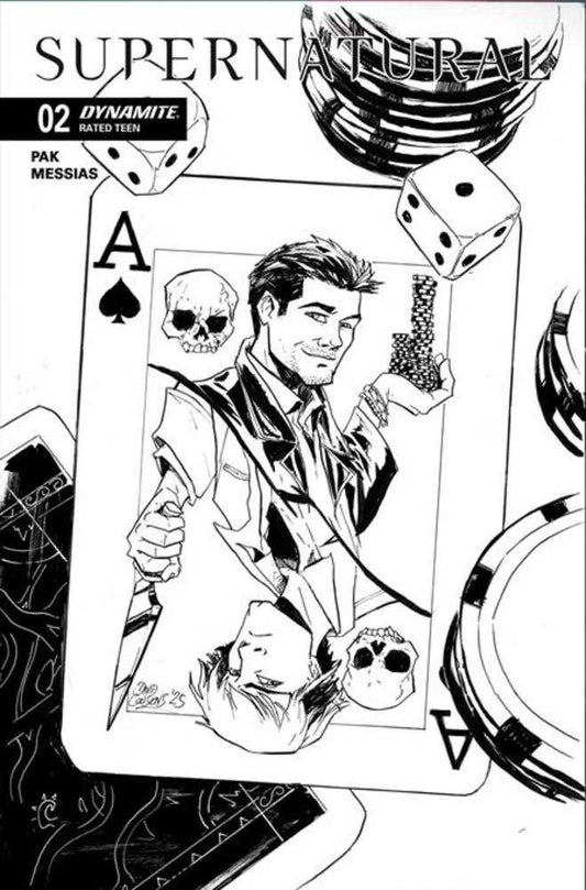 Supernatural #2 Cover K Inc [1:7] David Cousens B&W FOC Bonus (PRESALE 11/26/25)