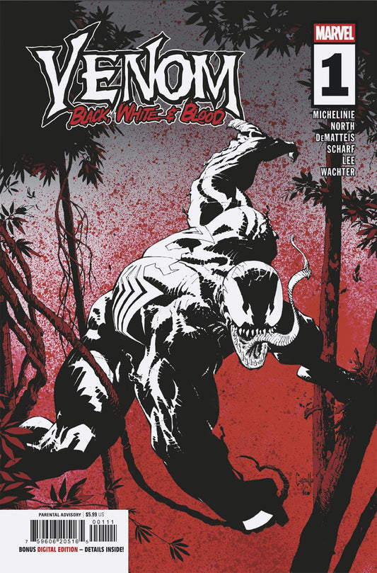 Venom: Black, White & Blood #1 Greg Capullo Main (08/20/25)