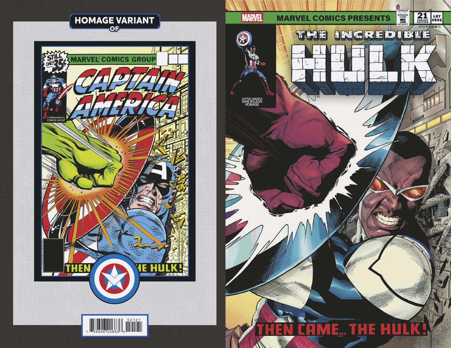 Incredible Hulk #21 Geoff Shaw Captain America Wilson Homage (01/15/25)
