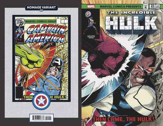 Incredible Hulk #21 Geoff Shaw Captain America Wilson Homage (01/15/25)