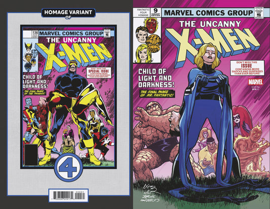 Uncanny X-Men #9 David Lopez Fantastic Four Homage 2024