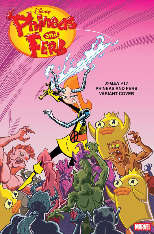 X-Men #17 Jacob Chabot Phineas And Ferb Variant (06/04/25)