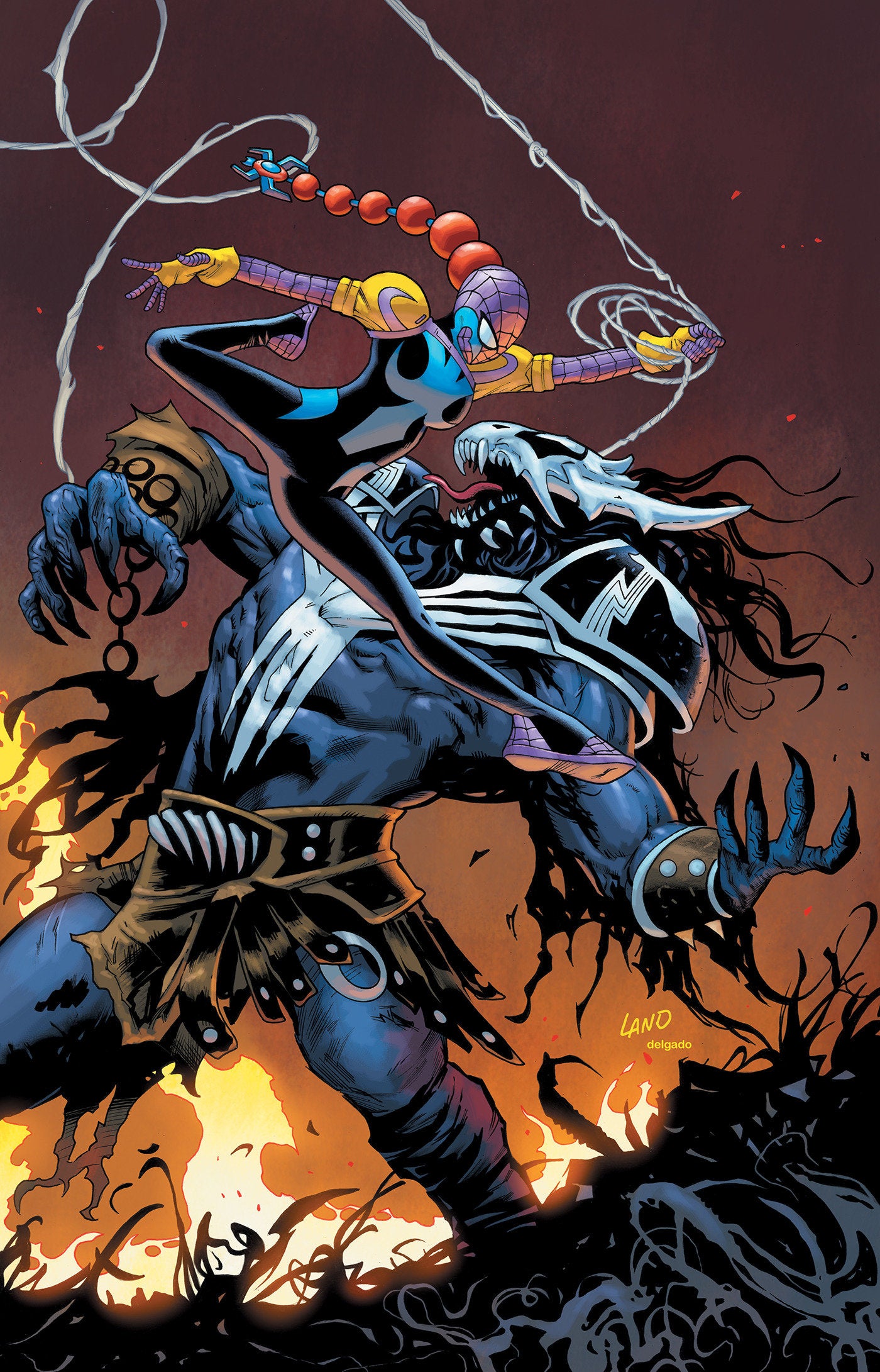 Spider-Verse vs. Venomverse #1 Greg Land [1:50] Virgin (05/14/2025)