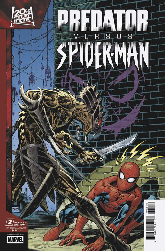 Predator vs. Spider-Man #2 Edition Mcguinness [1:25] Variant (05/28/25)