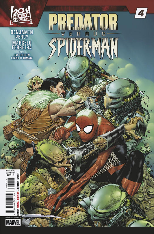 Predator vs. Spider-Man #4 Paulo Siqueira Main Cover (07/16/25)