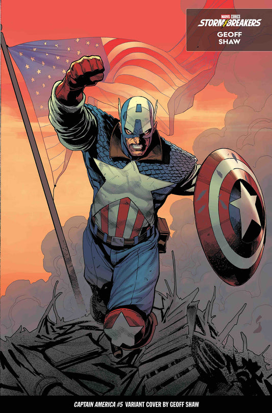 Captain America #5 Geoff Shaw From The Chaos A Costume (PRESALE 11/19/25)