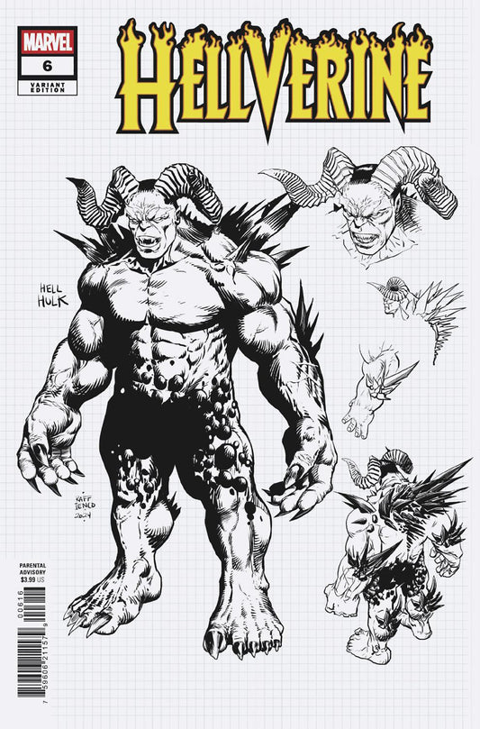 Hellverine #6 Raffaele Ienco [1:10] Design Variant (05/14/2025)
