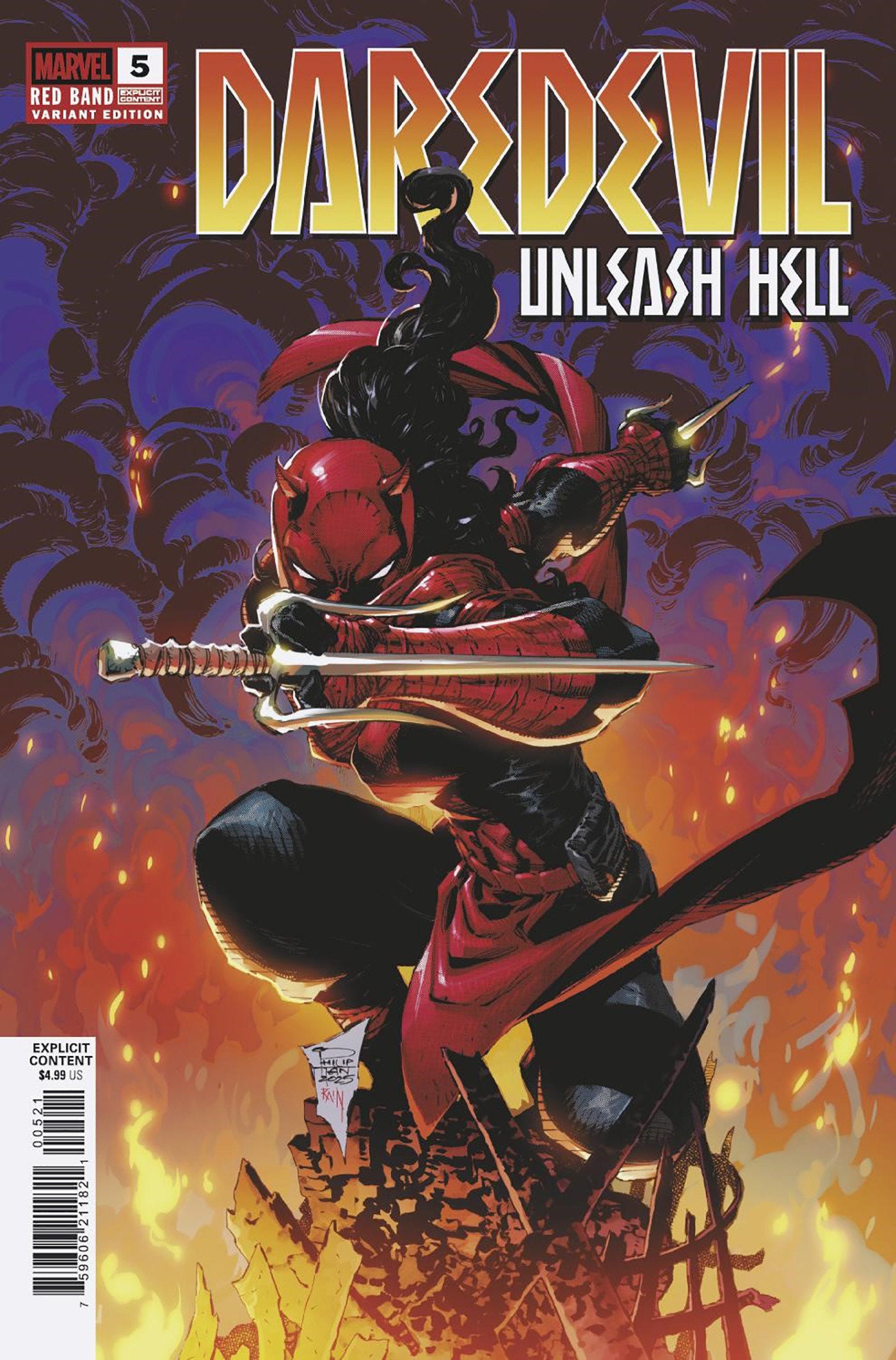Daredevil: Unleash Hell - Red Band #5 Tan [Polybagged] (05/21/2025)