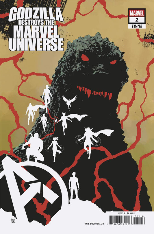 Godzilla Destroys The Marvel Universe #2 [1:25] Sorrentino (08/20/25)