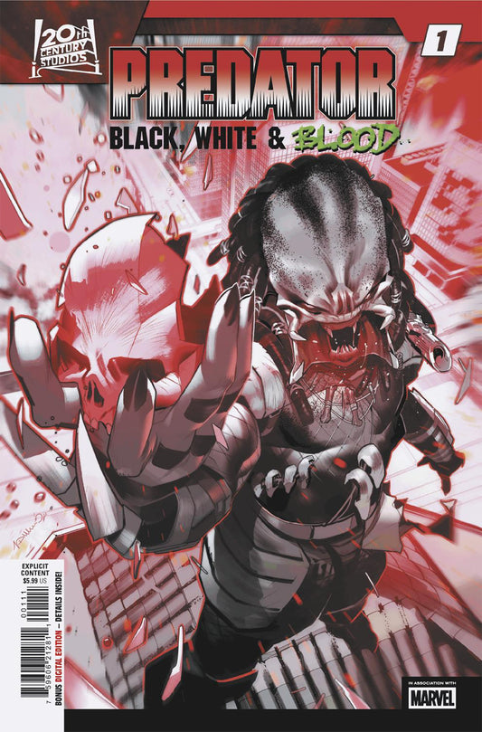 Predator: Black, White & Blood #1 Simone Di Meo Main (07/09/25)