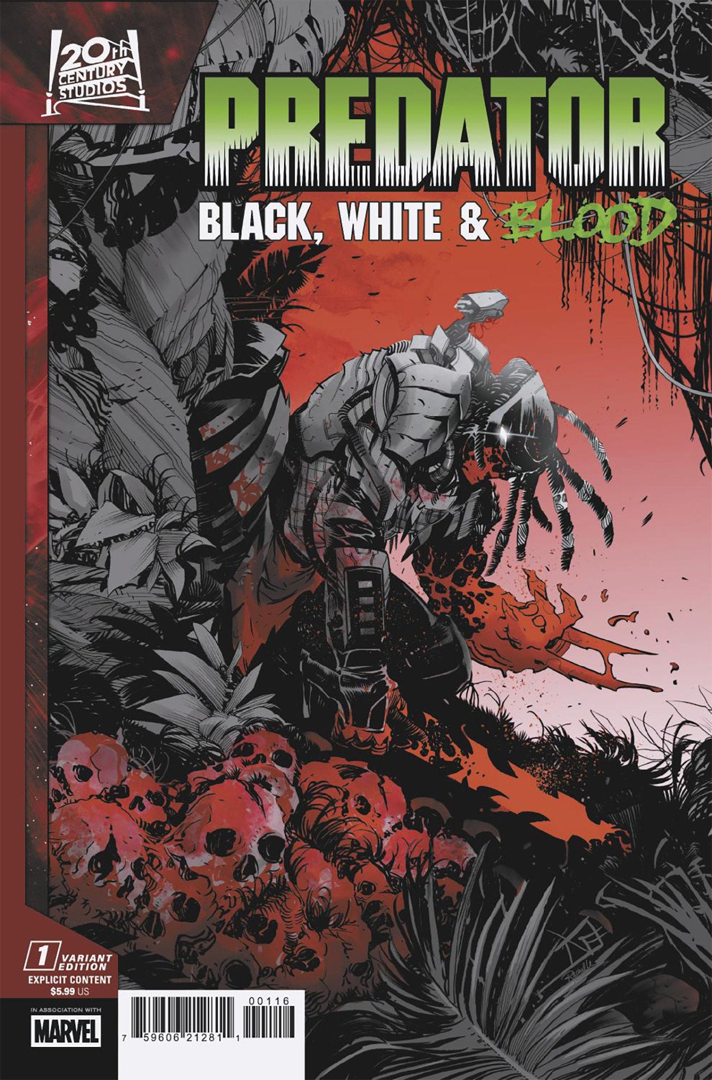 Predator: Black, White & Blood #1 Federico [1:25] (07/09/25)