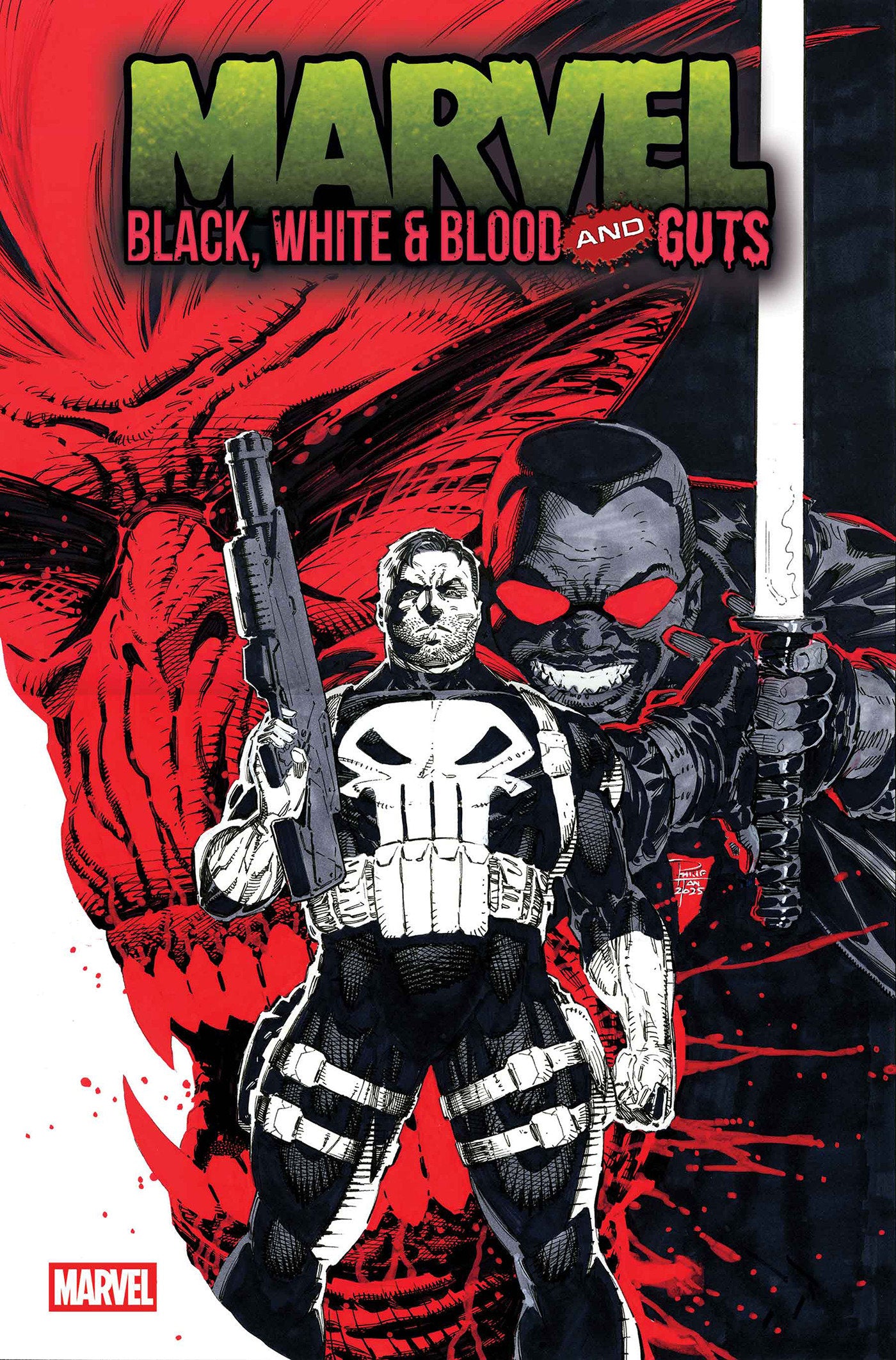 Marvel: Black, White & Blood And Guts #3 Phillip Tan Main (PRESALE 12/03/25)