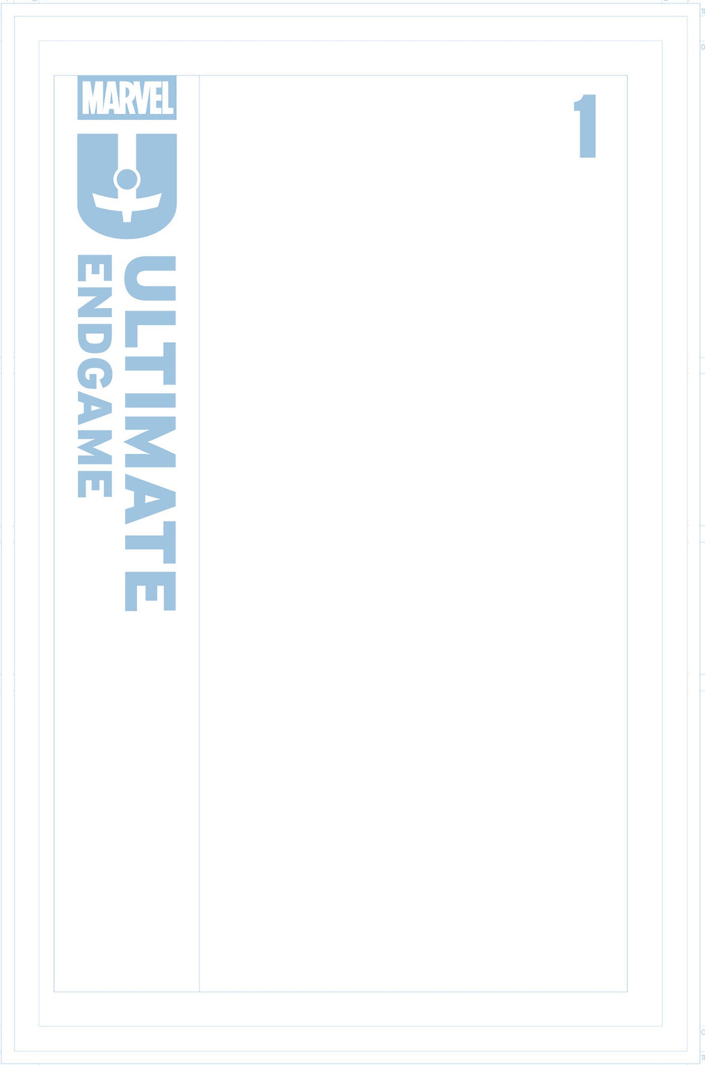 Ultimate Endgame #1 Blue Line Blank (PRESALE 12/31/25)
