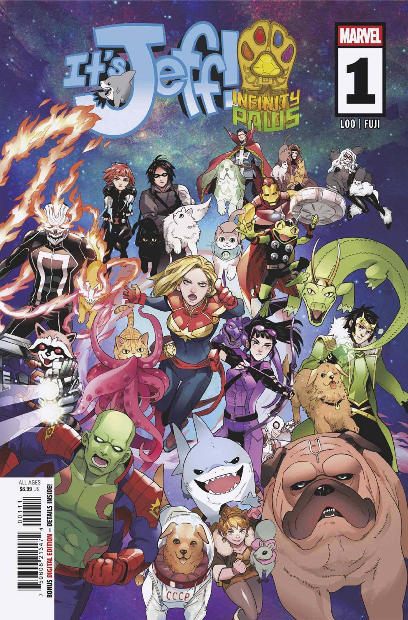 It's Jeff: Infinity Paws #1 Main Cover (07/09/25)