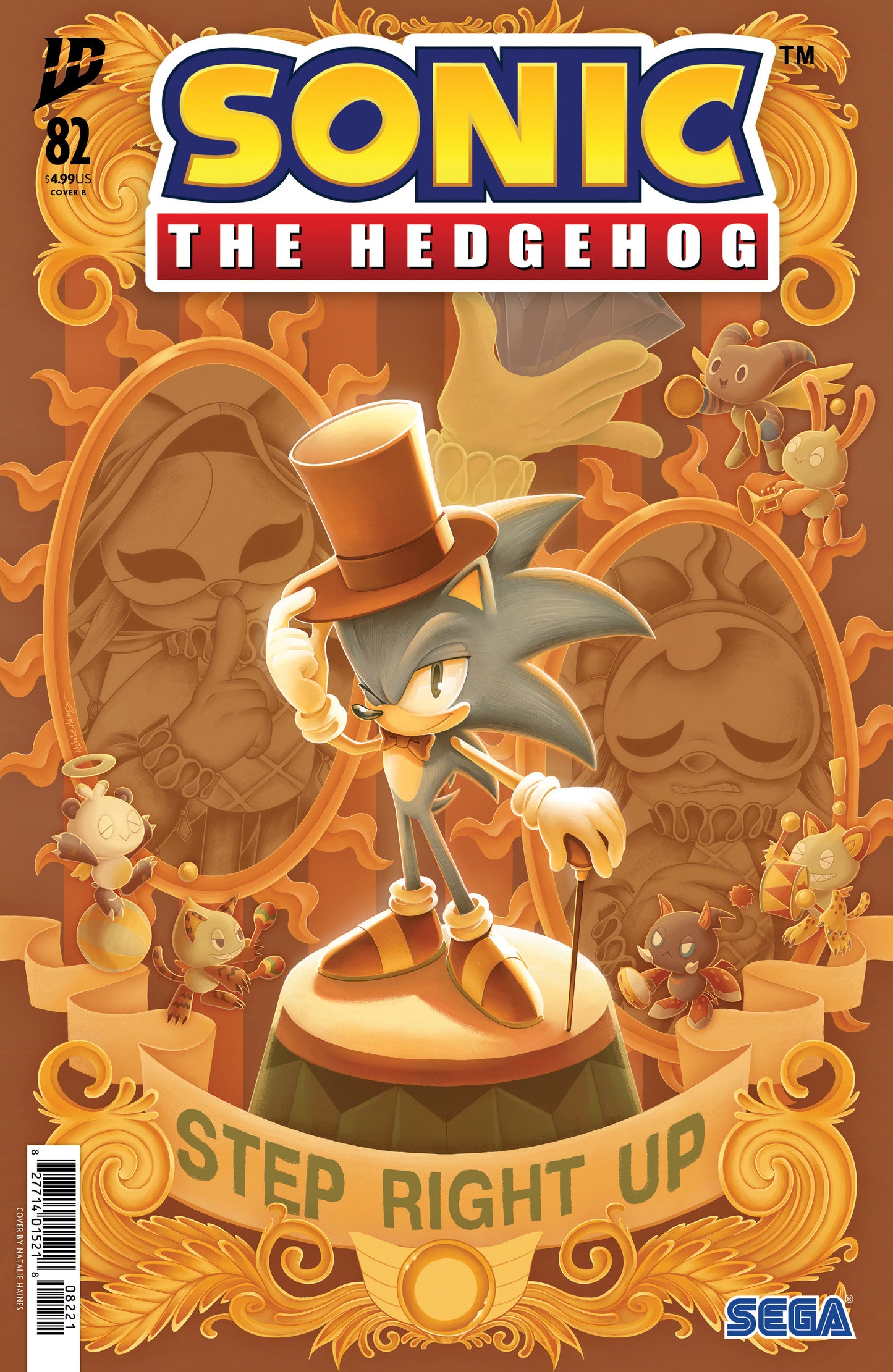 Sonic The Hedgehog #82 over B (Haines) (PRESALE 11/05/25)