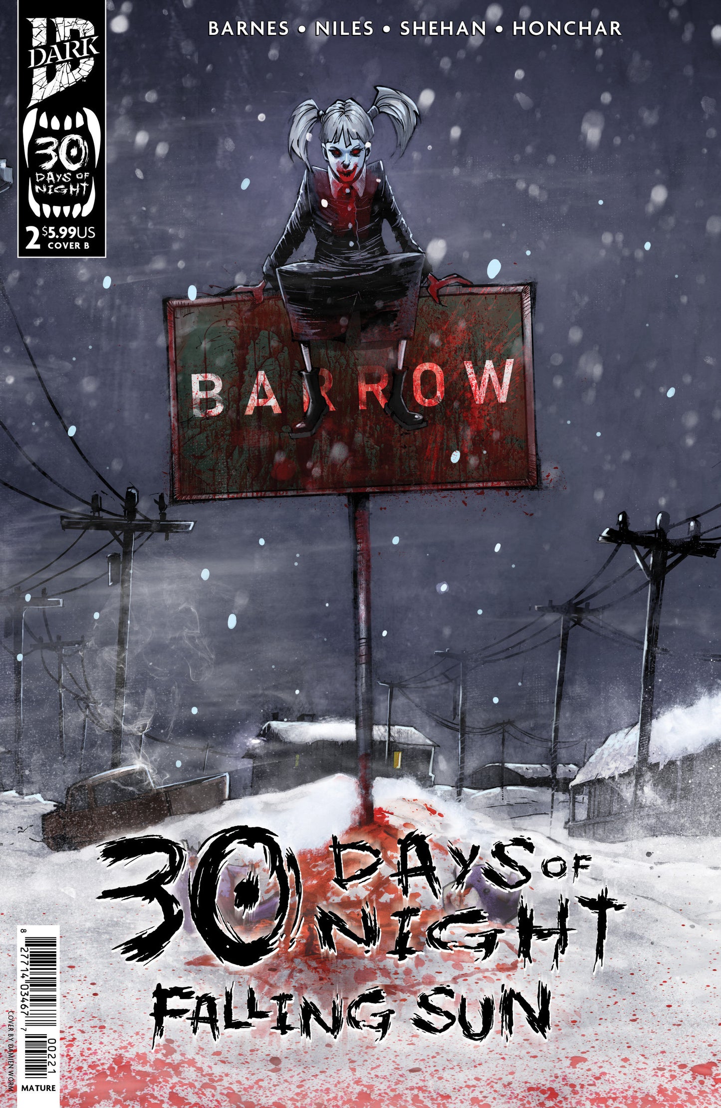 30 Days Of Night: Falling Sun #2 Damien Worm (PRESALE 12/17/25)