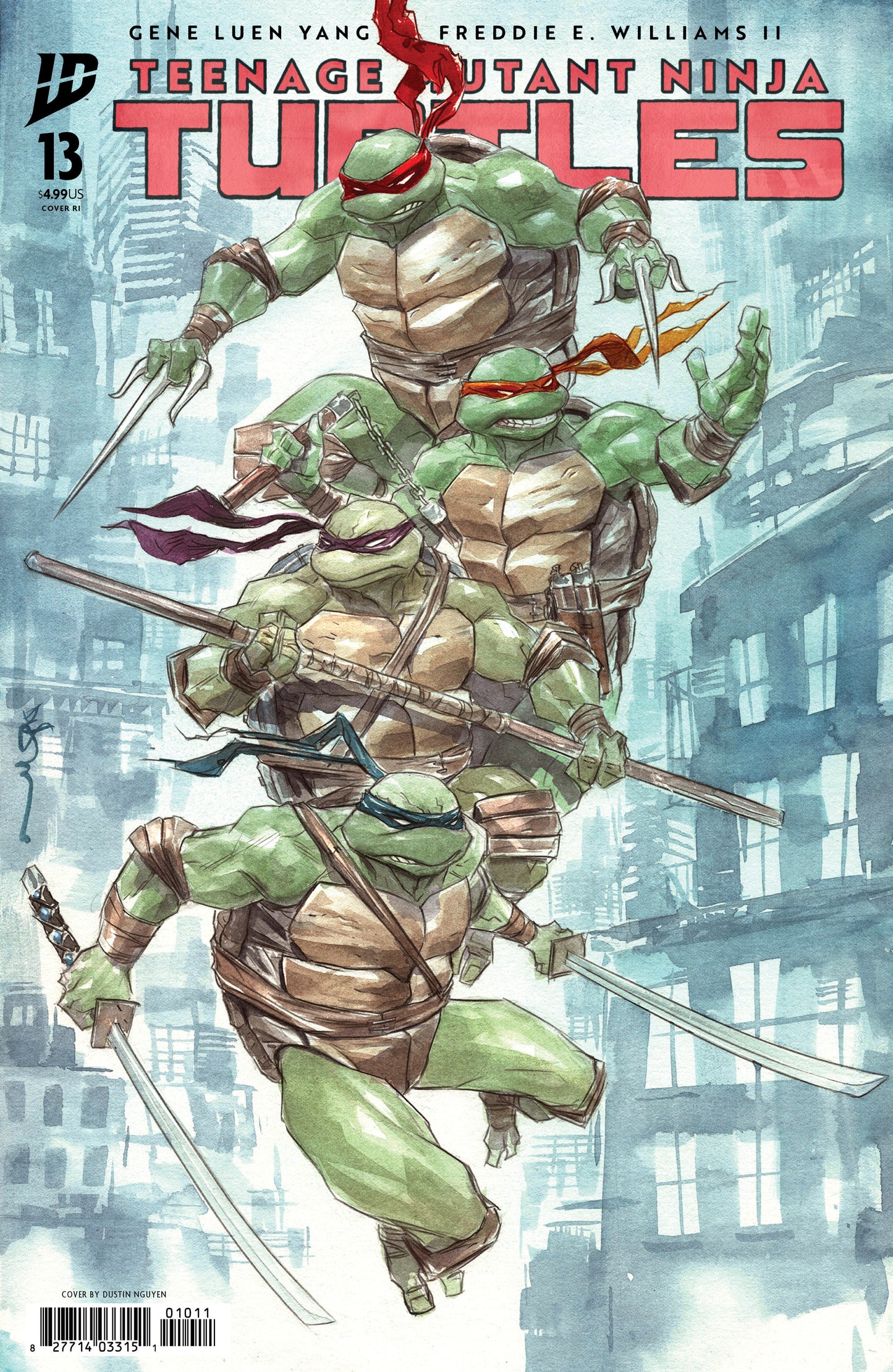 Teenage Mutant Ninja Turtles #13 [1:100] Dustin Nguyen (PRESALE 12/10/25)