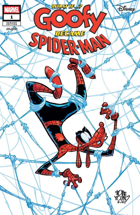 Marvel & Disney: What If...? Goofy Became Spider-Man #1 Skottie Young (07/30/25)