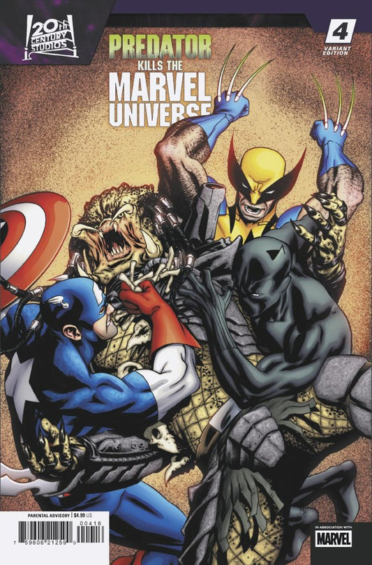 Predator Kills The Marvel Universe #4 [1:25] Mike McKone (PRESALE 11/19/25)