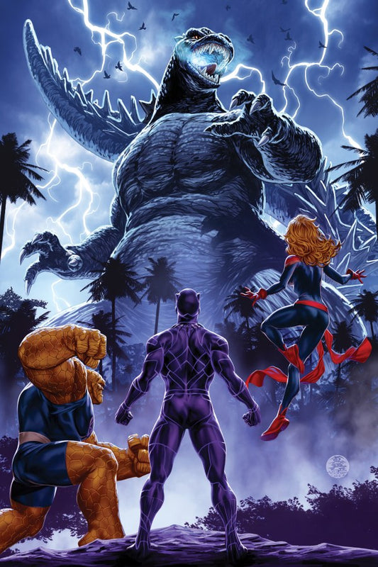 Godzilla Destroys The Marvel Universe #4 [1:50] Brooks Virgin (10/15/25)