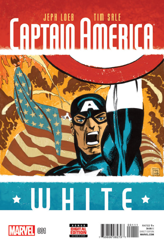 Captain America White #1 Tim Sale Main (09/16/15)