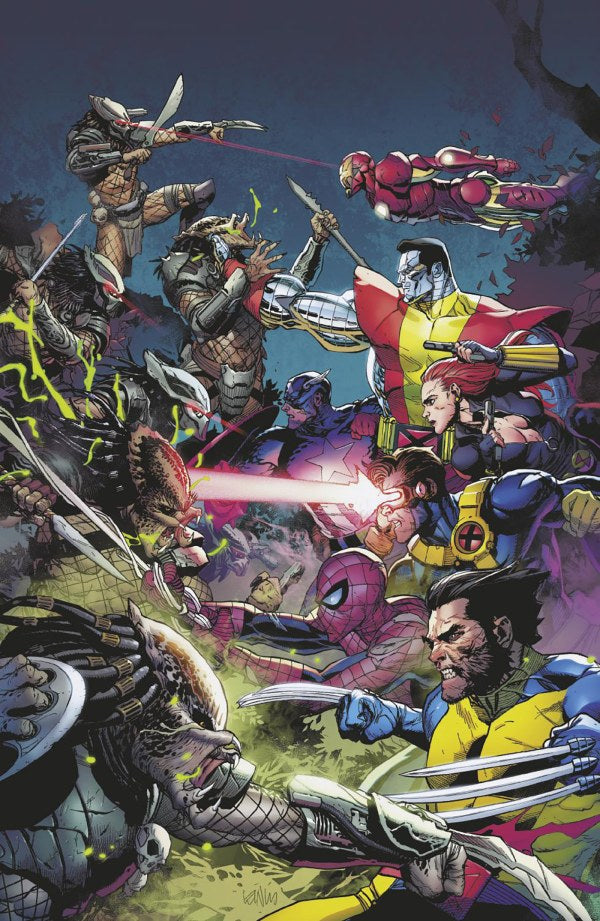 Predator Kills The Marvel Universe #2 [1:100] Leinil Yu Virgin(PRESALE 09/17/25)