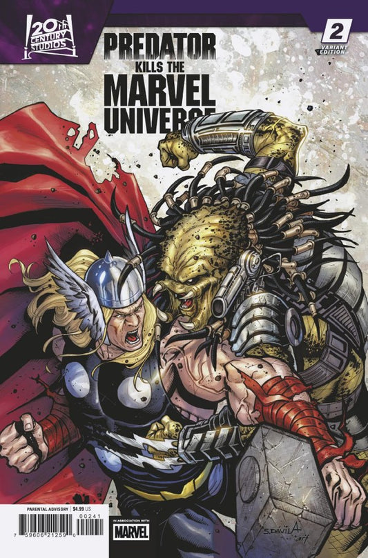 Predator Kills The Marvel Universe #2 Sergio Davila Variant (PRESALE 09/17/25)