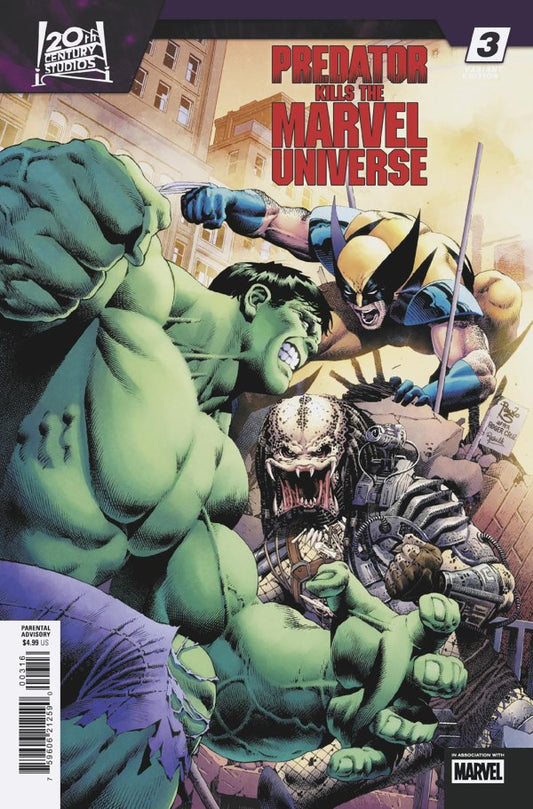 Predator Kills The Marvel Universe #3 [1:25] Paulo Siqueira (PRESALE 10/22/25)