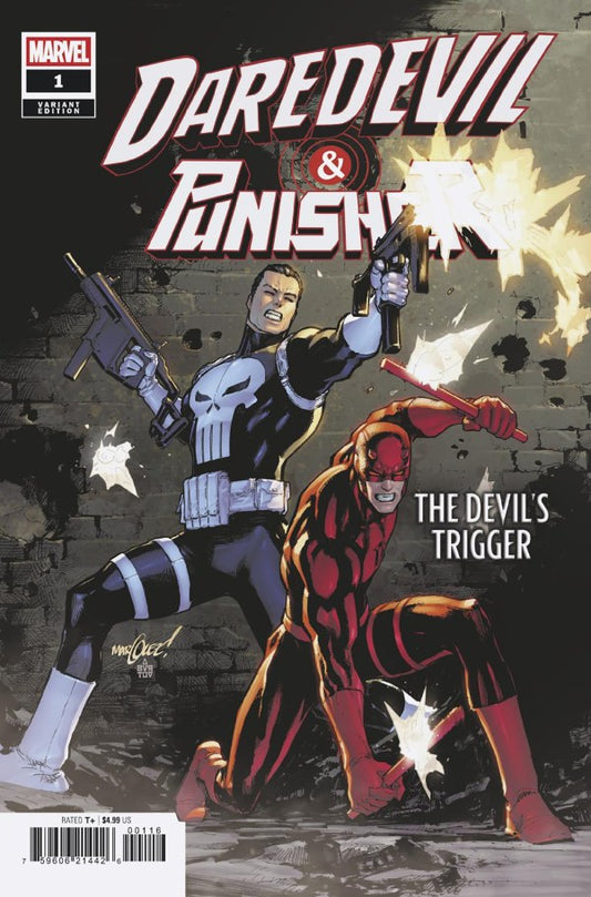 Daredevil/Punisher: The Devil's Trigger #1 [1:25] David Marquez (PRESALE 11/26/25)