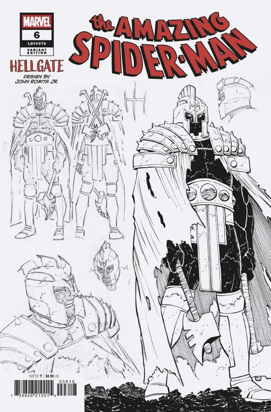 Amazing Spider-Man #6 John Romita Jr. [1:10] Design (06/18/25)