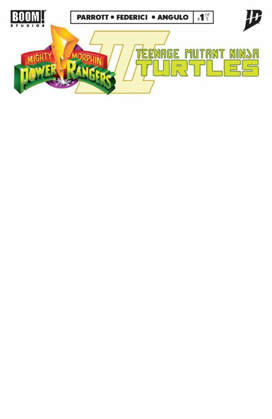 Mighty Morphin Power Rangers/ TMNT III #1 F Blank (08/13/25)